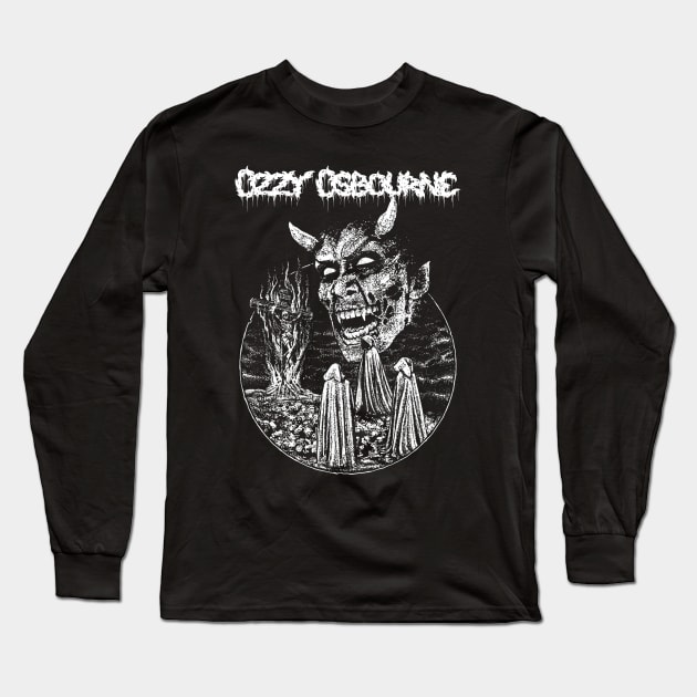 ozzy osbourne vintage retro Long Sleeve T-Shirt by PROALITY PROJECT